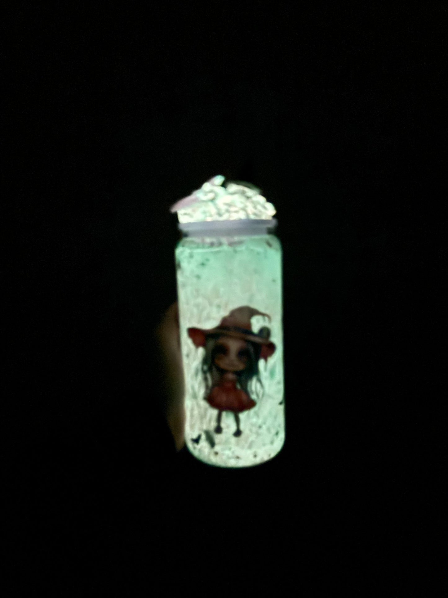 Cute Witchy Snowglobe Tumbler