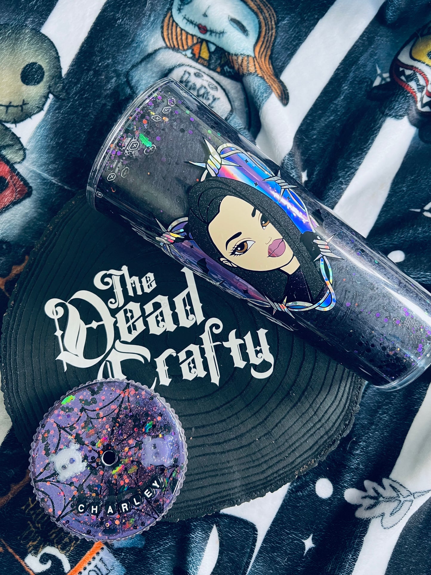 Custom Doll Snowglobe Tumbler