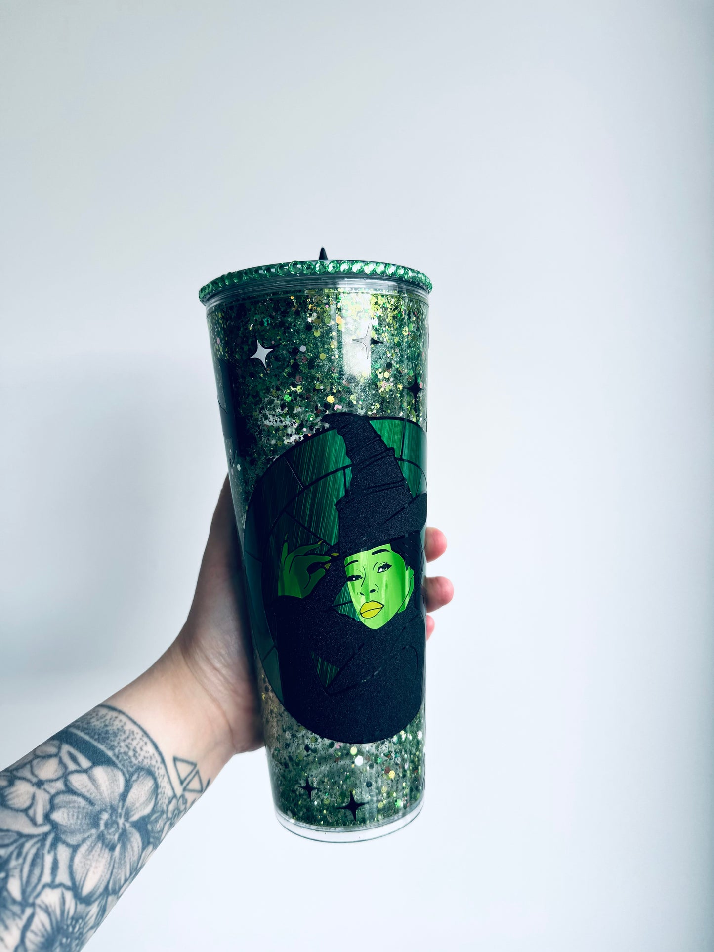 The Green Witch Snowglobe Tumbler