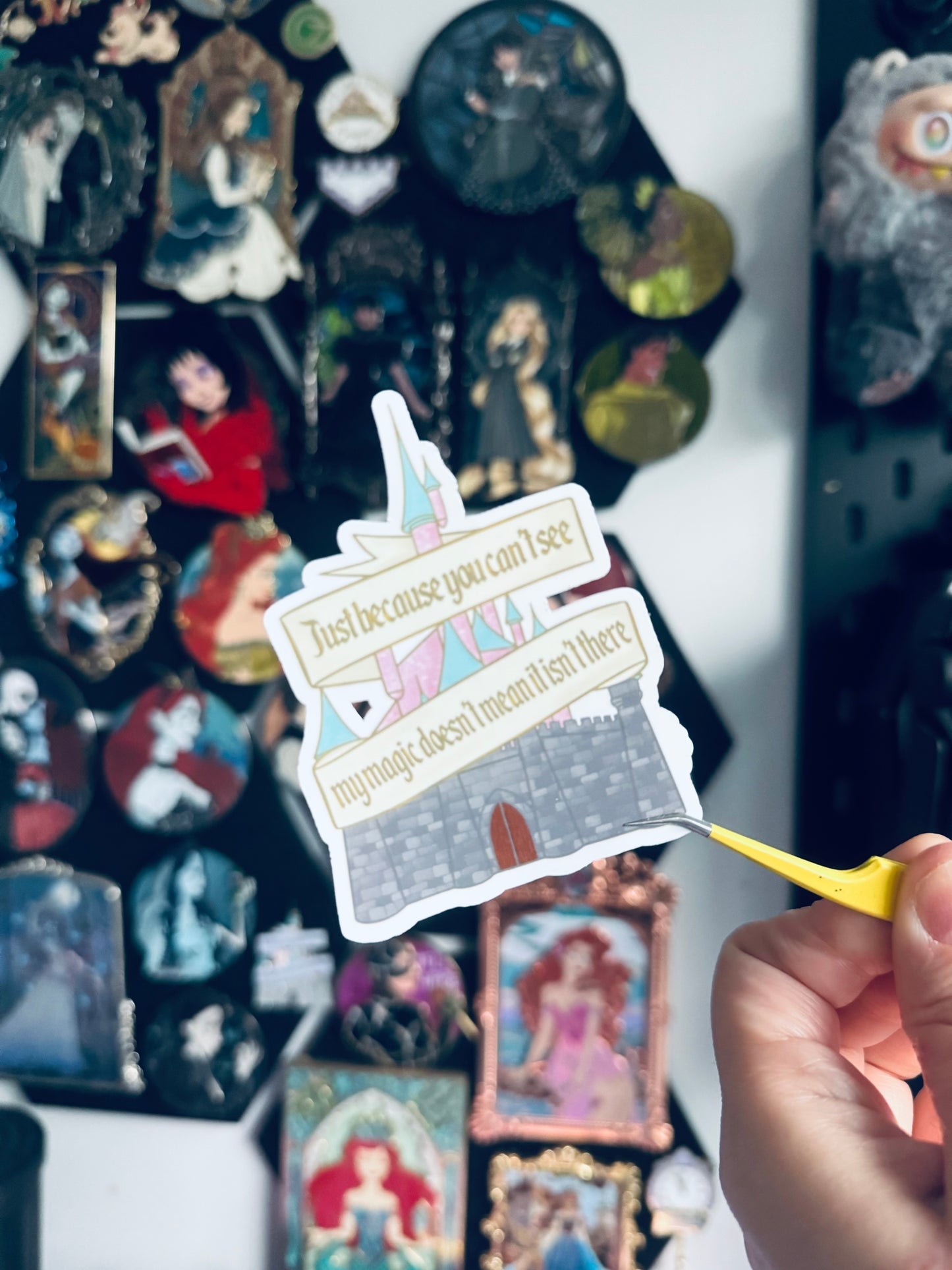 Just Because You Can’t See My Magic Sticker