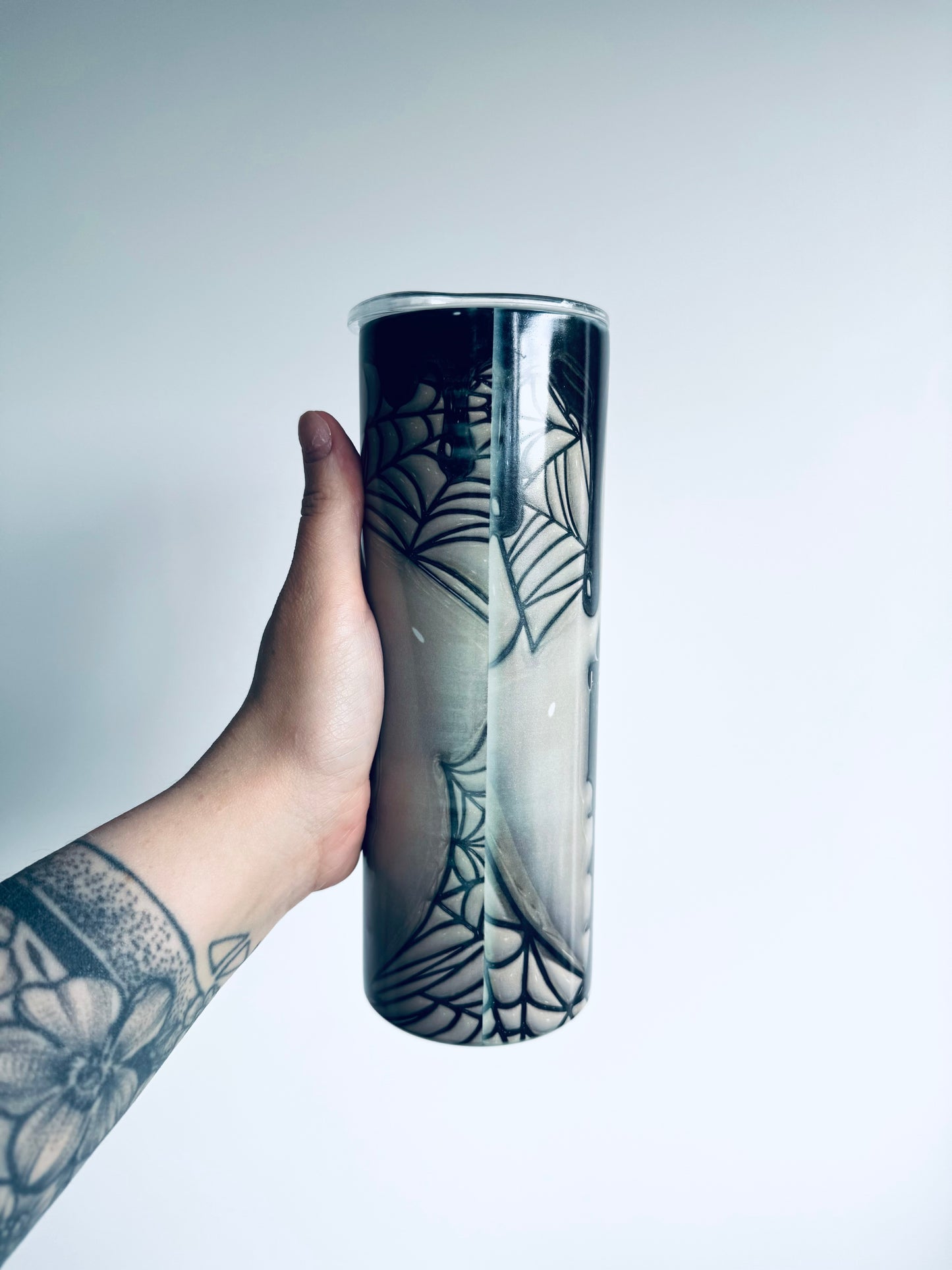 20oz tumbler black flame whoopsie