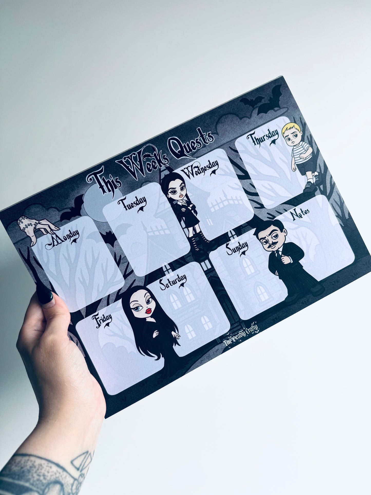 Gothic Family Doll Planner