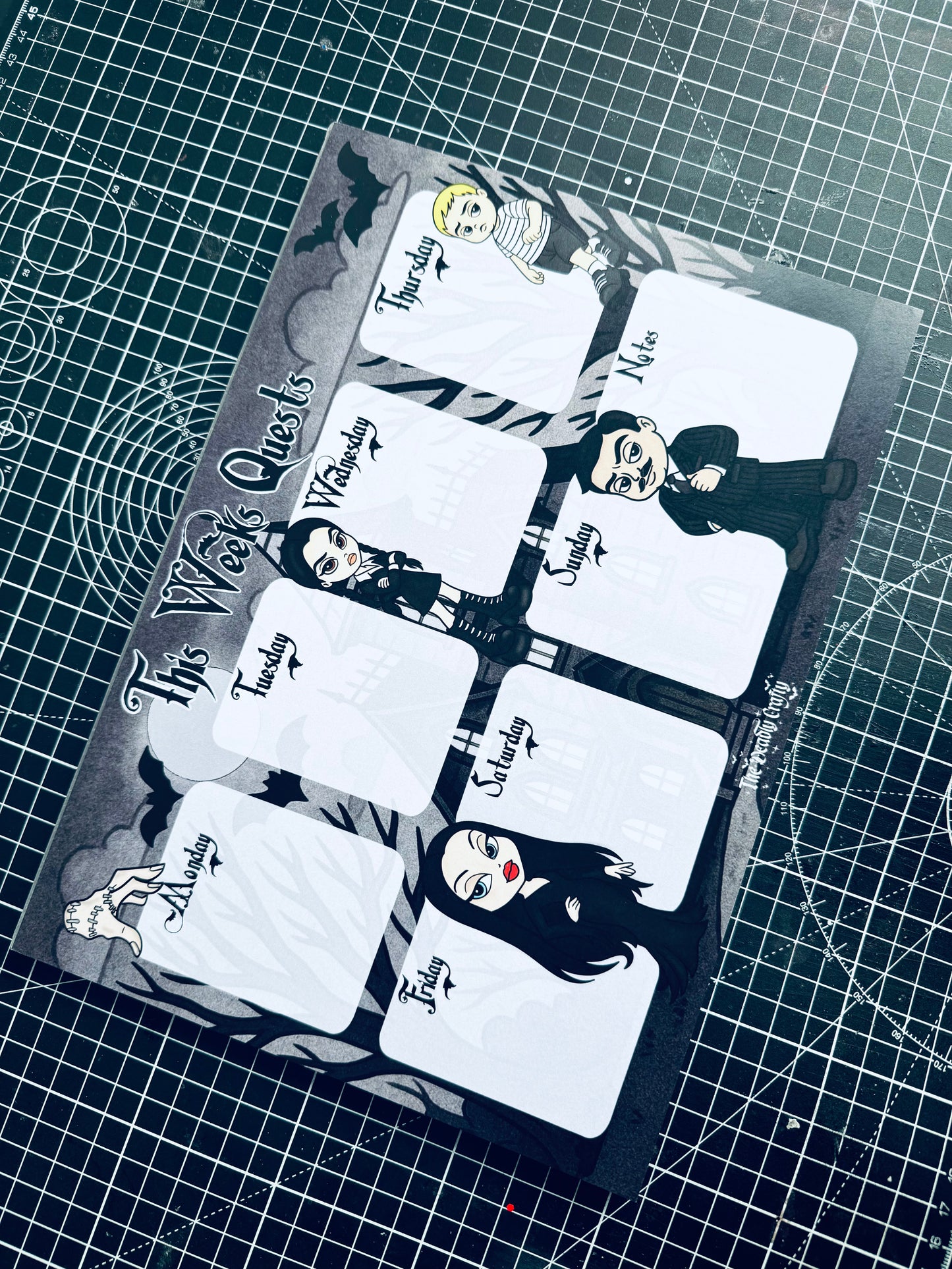 Gothic Family Doll Planner