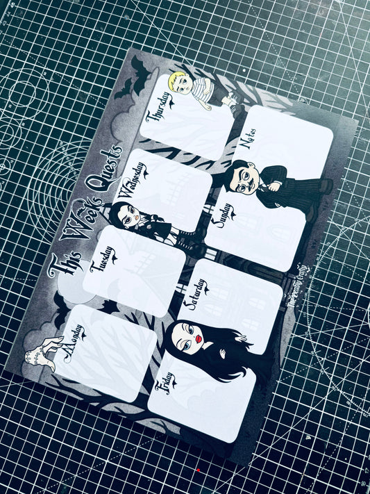 Gothic Family Doll Planner