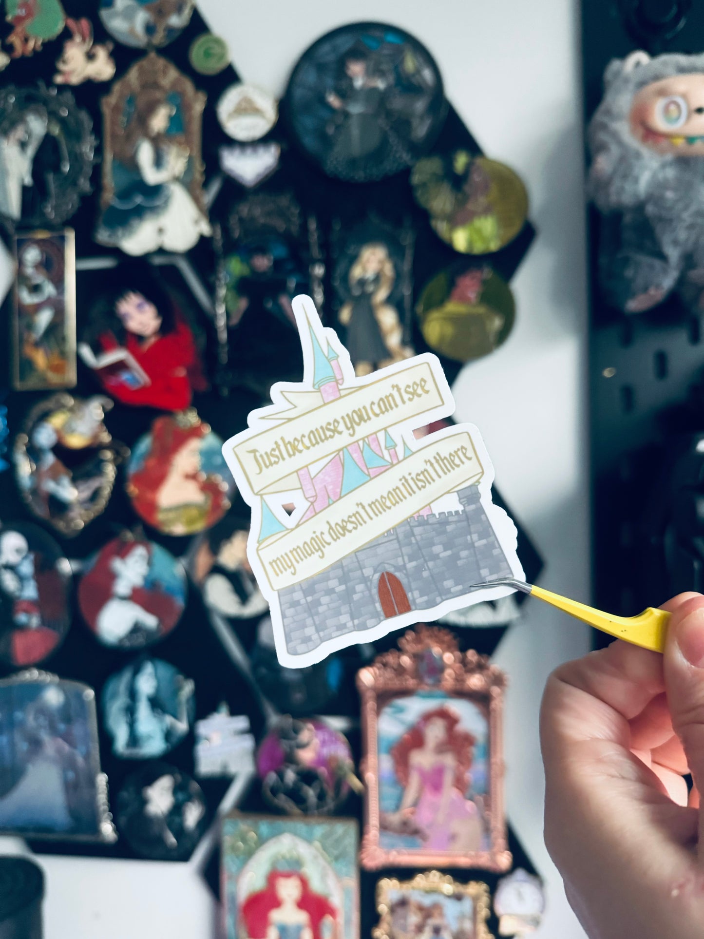 Just Because You Can’t See My Magic Sticker