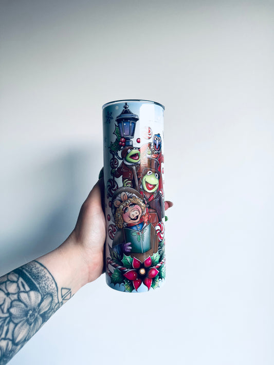 Christmas carol tumbler