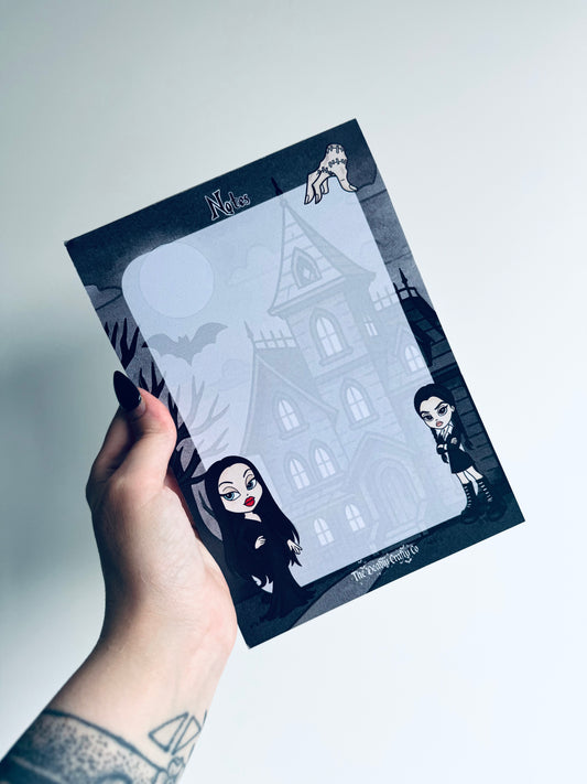 Gothic Family Doll Notepad