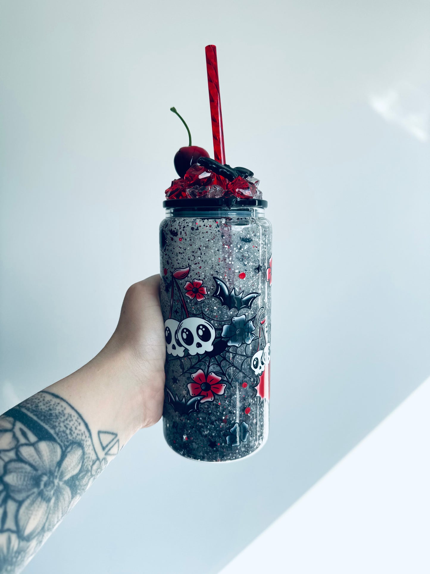 Salems Tattoo Parlour Snowglobe Tumbler