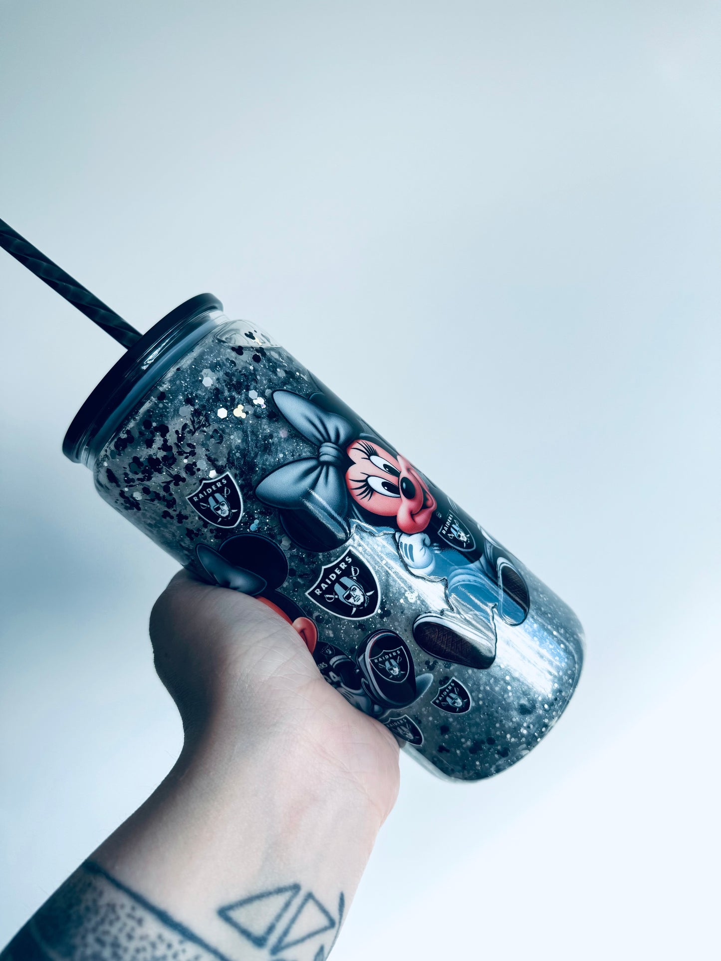 Raider Mouse Snowglobe Tumbler