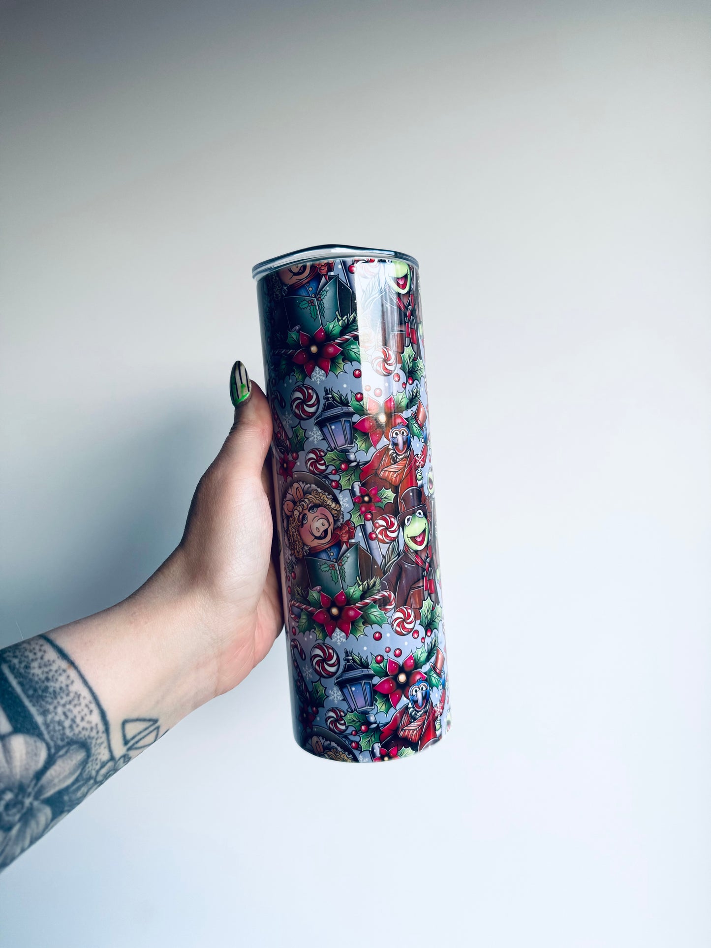 Christmas carol tumbler