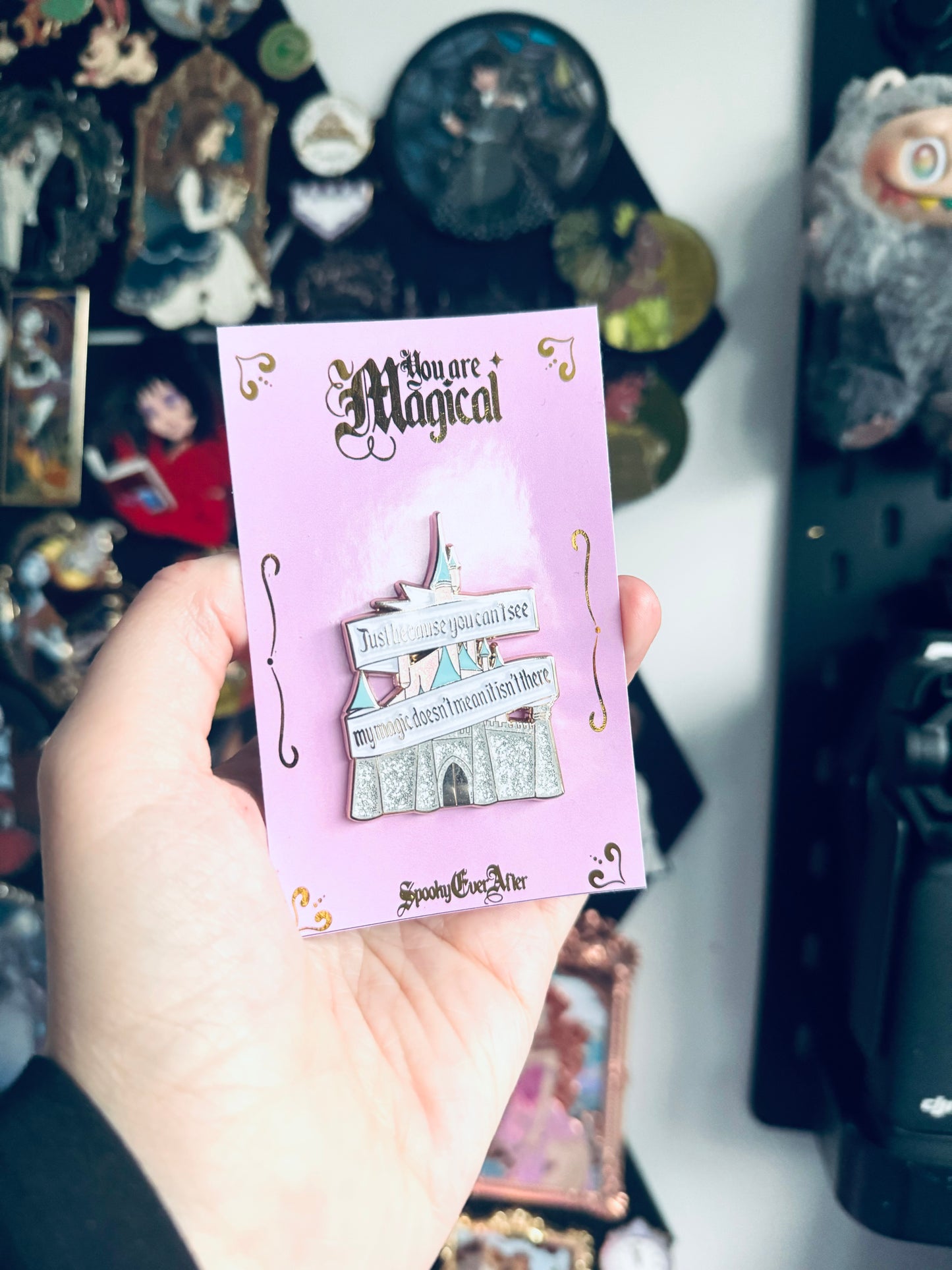 Just Because You Can’t See My Magic Pin