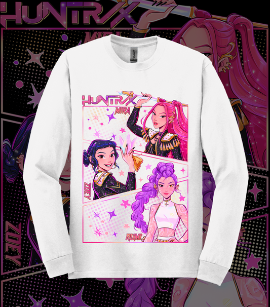 Demon Hunters Long Sleeve White